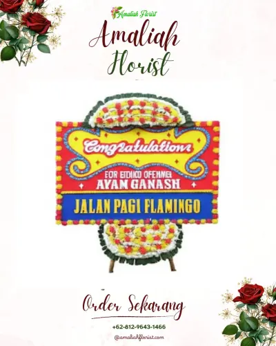 Bunga Papan Congratulation di Semen
